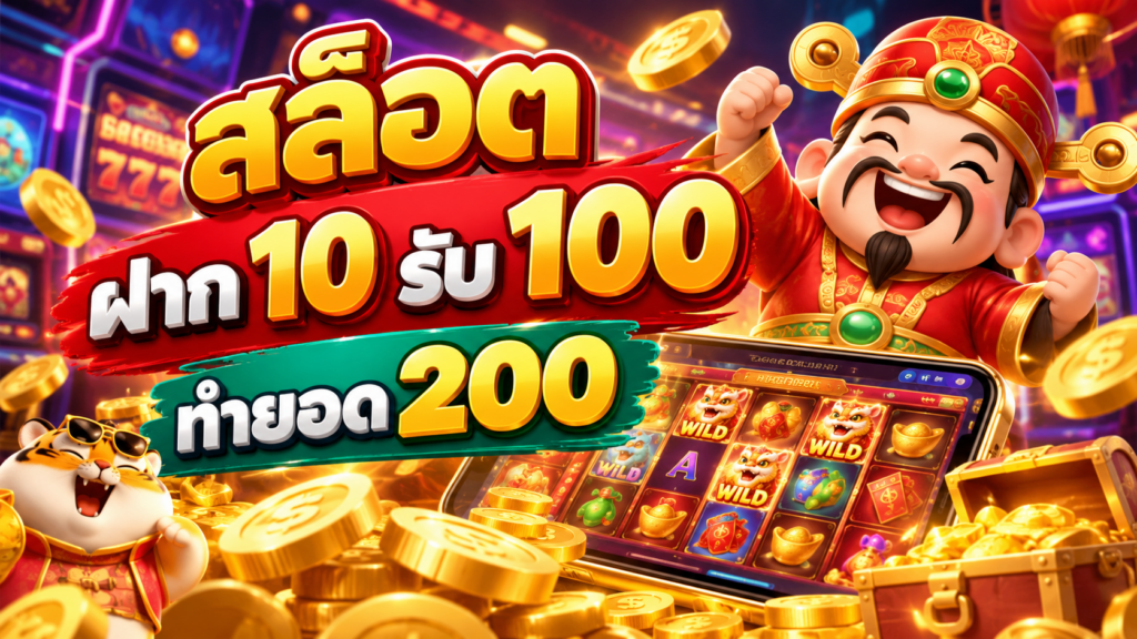 slot deposit 10 get 100 turnover 200